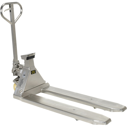 Scale Pallet Truck, 45.69" L x 21.875" W, 5000 lbs. Cap. Chandler Sales