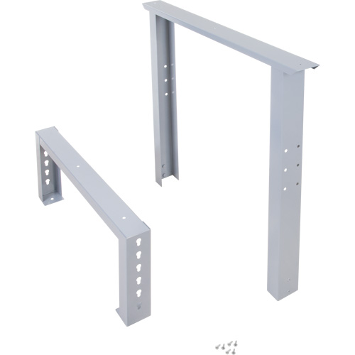 Industrial Duty Leg for Workbench, Steel, 30" D x 34" H, Single Chandler Sales