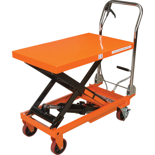 Hydraulic Scissor Lift Table, 32" L x 19-3/4" W, Steel, 660 lbs. Capacity Chandler Sales
