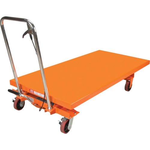 Hydraulic Scissor Lift Table, 63" L x 31-1/2" W, Steel, 1100 lbs. Capacity Chandler Sales