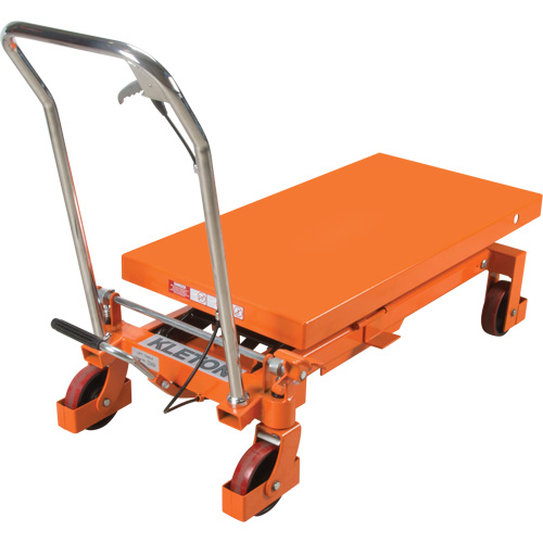 Table &eacute;l&eacute;vatrice &agrave; ciseaux hydraulique, 40" lo x 20 " la, Acier, Capacit&eacute; 2200 lb Chandler Sales