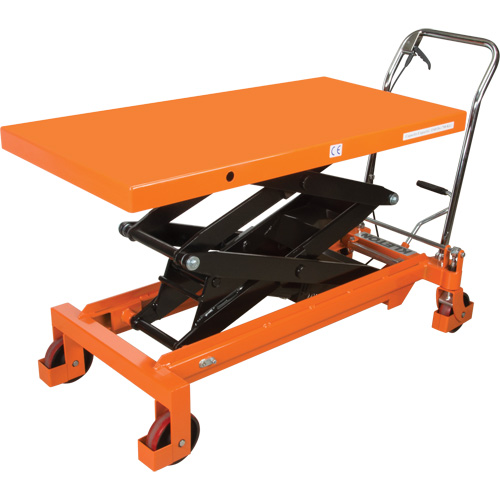 Table &eacute;l&eacute;vatrice &agrave; ciseaux hydraulique, 48" lo x 24" la, Acier, Capacit&eacute; 1540 lb Chandler Sales