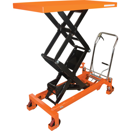 Table &eacute;l&eacute;vatrice &agrave; ciseaux hydraulique, 48" lo x 24" la, Acier, Capacit&eacute; 1540 lb Chandler Sales