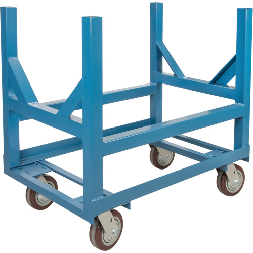 Pipe & Bar Cradle Truck, 36" L x 24" W x 34" H, 2500 lbs. Capacity, Polyurethane Wheels Chandler Sales