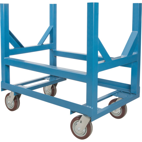 Pipe & Bar Cradle Truck, 36" L x 24" W x 34" H, 2500 lbs. Capacity, Polyurethane Wheels Chandler Sales