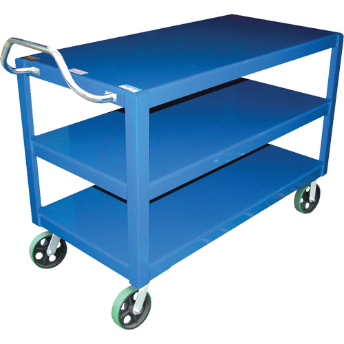 Ergo-Handle Cart, 4000 lbs. Capacity, Steel, 24-1/2" W x 41" H x 54-7/8" D, Lip Down Chandler Sales