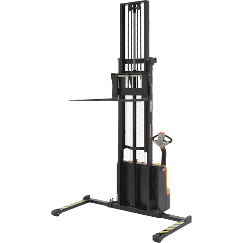 Double Mast Stacker, Electric Operated, 2200 lbs. Capacity, 150" Max Lift Chandler Sales