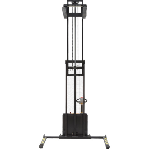 Double Mast Stacker, Electric Operated, 2200 lbs. Capacity, 150" Max Lift Chandler Sales
