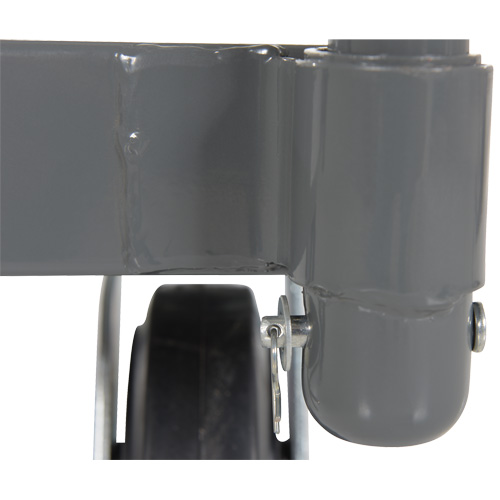 Platform Truck, 48" L x 24" W, 2000 lbs. Capacity, Rubber Casters Chandler Sales