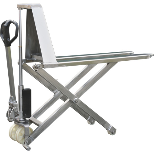 Eco Scissor Skid Lift, 45" L x 21" W, Stainless Steel, 2200 lbs. Capacity Chandler Sales