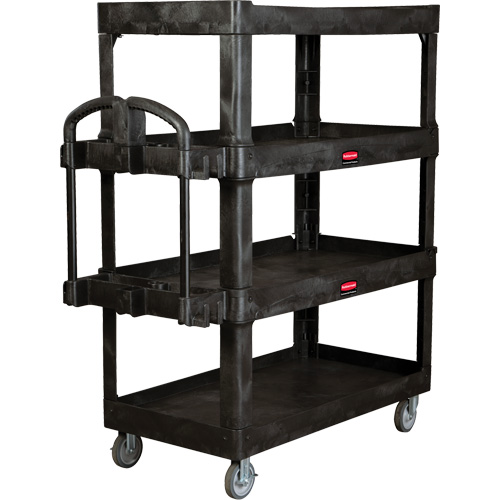 Chariot utilitaire robuste et ergonomique, 4 tiers, 24-1/4" x 62-2/5" x 54-1/10", Capacit&eacute; 700 lb Chandler Sales