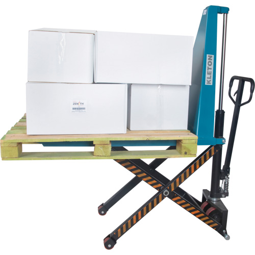 Manual Scissor Skid Lift, 45-1/4" L x 27" W, Steel, 3300 lbs. Capacity Chandler Sales