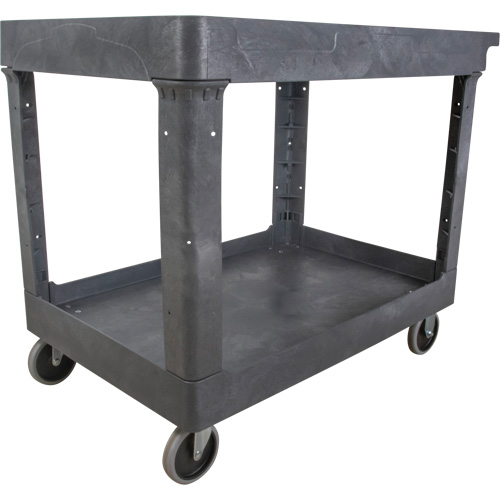 Utility Service Cart, 2 Tiers, 24-5/8" x 32-1/2" x 40", 550 lbs. Capacity Chandler Sales