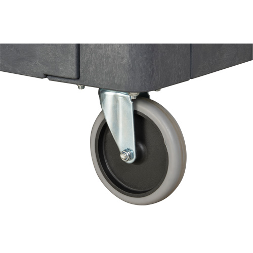 Flat-Shelf Utility Service Cart, 2 Tiers, 25-1/4" x 32-1/4" x 44", 550 lbs. Capacity Chandler Sales
