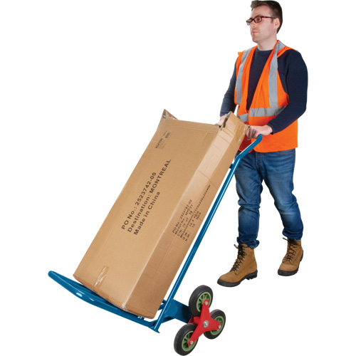 Stair Climbing Hand Truck, Steel Frame, 23-3/4" W x 45-5/8" H, 300 lbs. Capacity Chandler Sales