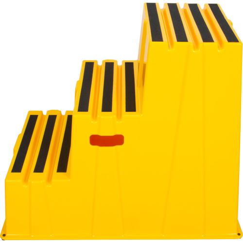 Escabeau industriel, 3 marches, 34-13/16" x 22-7/16" x Hauteur 28-1/2" Chandler Sales