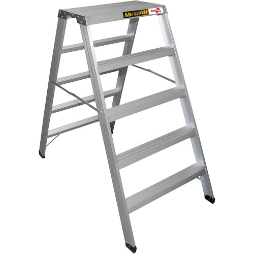 Poste de travail chevalet de sciage portatif, Cadre Aluminium, 12-1/4" p x 56" h Chandler Sales