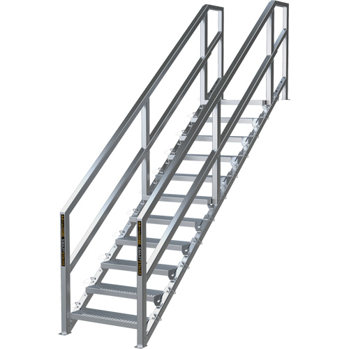 Syst&egrave;me d'escalier modulaire pour la construction de 11-16 marches SmartStairs, 120" ha Chandler Sales