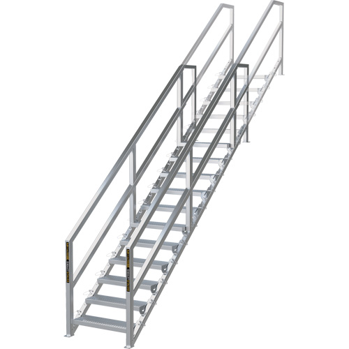 Syst&egrave;me d'escalier modulaire pour la construction de 11-16 marches SmartStairs, 120" ha Chandler Sales
