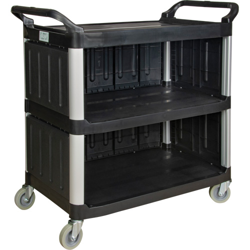 Chariot utilitaire, 3 tiers, 19-3/4" x 37-1/2" x 40-1/4", Capacit&eacute; 250 lb Chandler Sales