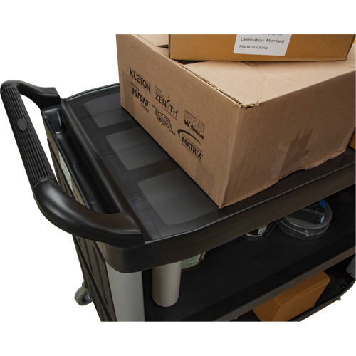 Chariot utilitaire, 3 tiers, 19-3/4" x 37-1/2" x 40-1/4", Capacit&eacute; 250 lb Chandler Sales