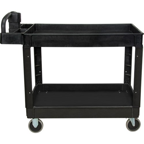 Utility Cart, 2 Tiers, 25-5/8" x 33-1/2" x 43-3/4", 550 lbs. Capacity Chandler Sales
