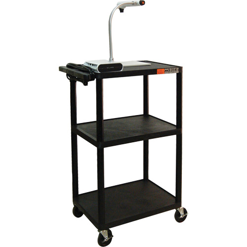 Electric Utility Cart, 3 Tiers, 24" x 42" x 18", 300 lbs. Capacity Chandler Sales
