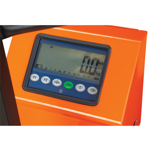 Digital Scale Pallet Truck, 44.5" L x 27.75" W, 4400 lbs. Cap. Chandler Sales