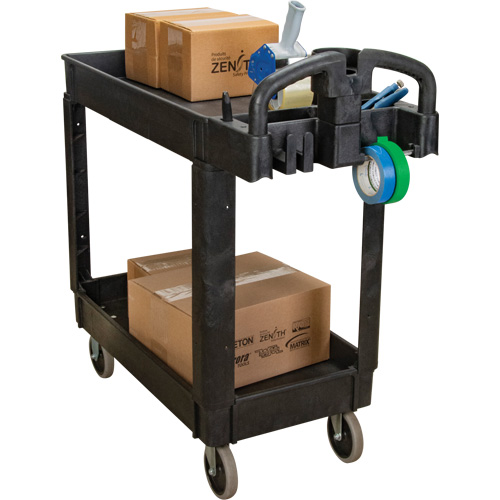 Chariot utilitaire, 2 tiers, 17-1/8" x 33-1/2" x 37-5/8", Capacit&eacute; 550 lb Chandler Sales