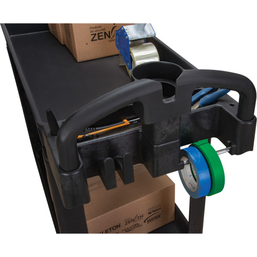 Chariot utilitaire, 2 tiers, 17-1/8" x 33-1/2" x 37-5/8", Capacit&eacute; 550 lb Chandler Sales