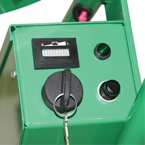 Powered Drum Hand Truck with Pneumatic Wheels Chandler Sales