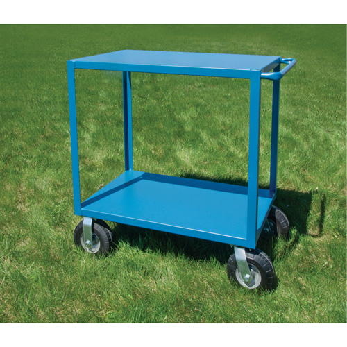 Outdoor Shelf Cart, 2 Tiers, 24" W x 39" H x 51" D, 1200 lbs. Capacity Chandler Sales