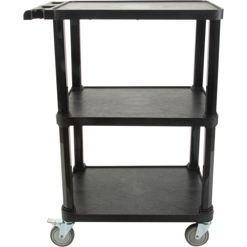 Chariot utilitaire avec tablette plate, 3 tiers, 18-1/8" x 37-3/8" x 27-3/4", Capacit&eacute; 330 lb Chandler Sales