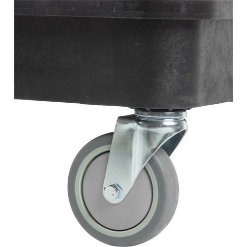 Utility Cart with Deep Lip Shelf, 3 Tiers, 19" x 39-1/2" x 28-1/4", 330 lbs. Capacity Chandler Sales