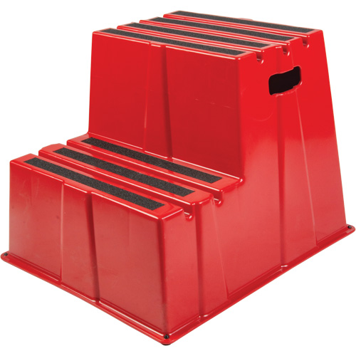 Industrial Step Stool, 2 Steps, 26" x 22-7/16" x 19-11/16" High Chandler Sales
