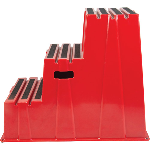 Industrial Step Stool, 3 Steps, 34-13/16" x 22-7/16" x 28-1/2" High Chandler Sales