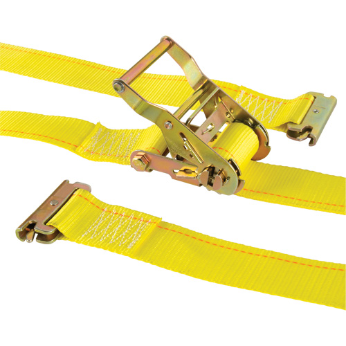 Logistic Strap, Ratchet, 2" W x 12' L, 1000 lbs. (454 kg) WLL Chandler Sales