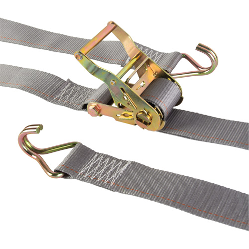 Tendeur d'arrimage utilitaire robuste, Crochet en J, 2" la x 16' lo, Charge d'utilisation 500 lb (227 kg) Chandler Sales