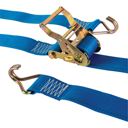 Tendeur d'arrimage utilitaire robuste, Crochet en J, 2" la x 20' lo, Charge d'utilisation 500 lb (227 kg) Chandler Sales
