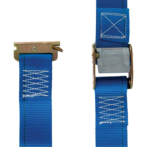 Ratchet Utility Strap, Cam Buckle, 2" W x 20' L, 835 lbs. (379 kg) WLL Chandler Sales