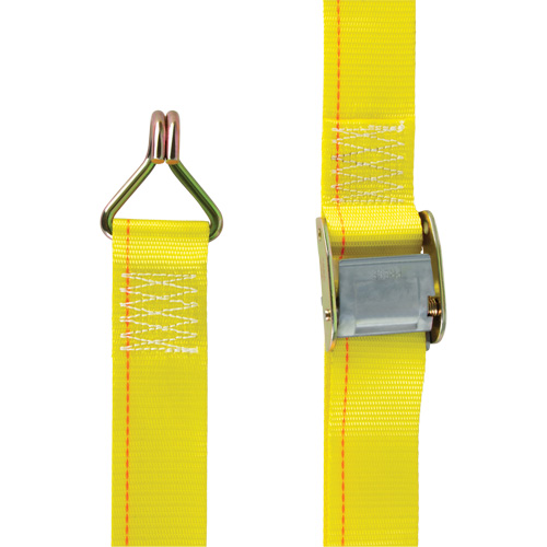 Ratchet Strap, Cam Buckle, 2" W x 12' L, 500 lbs. (227 kg) WLL Chandler Sales