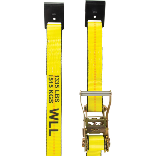 Tendeur d'arrimage pour treuil, Crochet plat, 2" , 30' , Charge d'utilisation max. 3335 lb (1512 kg) Chandler Sales