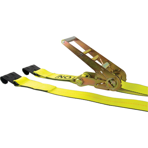 Winch Strap, Flat Hook, 3" W x 30' L, 5400 lbs. (2449 kg) Working Load Limit Chandler Sales