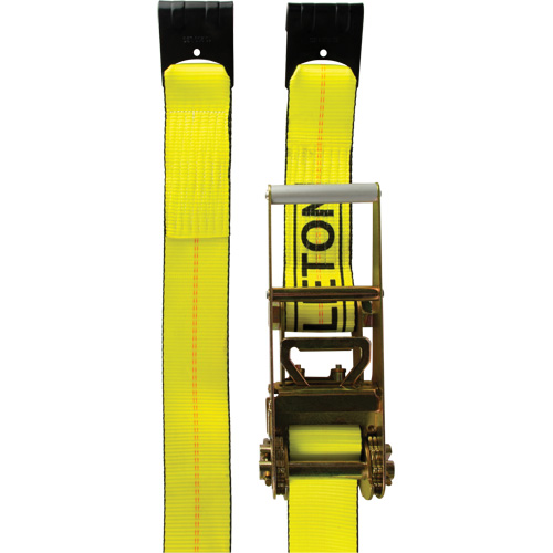 Winch Strap, Flat Hook, 3" W x 30' L, 5400 lbs. (2449 kg) Working Load Limit Chandler Sales