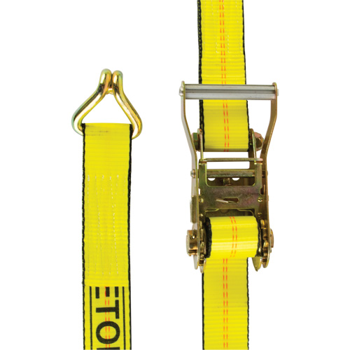 Tendeur d'arrimage pour treuil, Crochet en J, 2" , 30' , Charge d'utilisation max. 3335 lb (1512 kg) Chandler Sales
