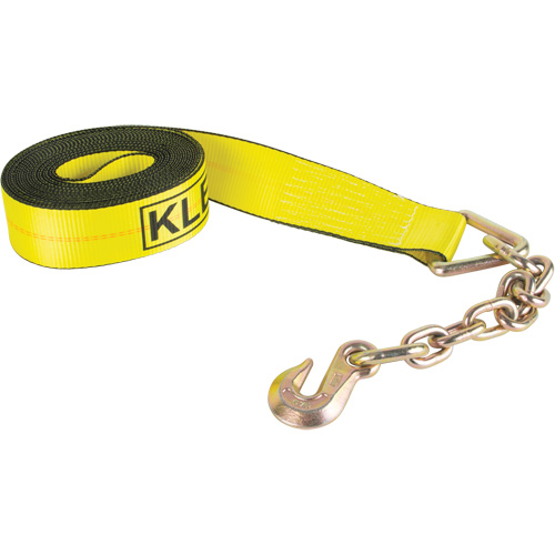 Logistic Strap, Chain Anchor, 3" W x 30' L, 5400 lbs. (2449 kg) Working Load Limit Chandler Sales