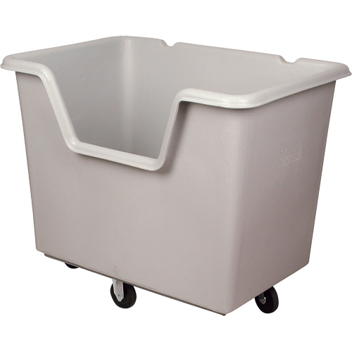 Starcart Easy-Access Box Truck, Polyethylene, 46" L x 31" W x 49" H, 24 cu. ft. Volume, 900 lbs. Capacity Chandler Sales