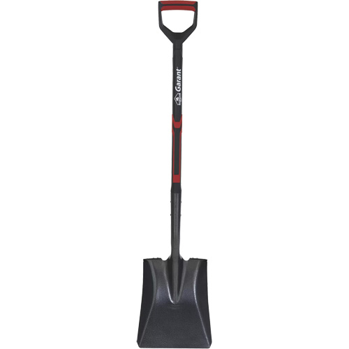 Square Point Shovel, Tempered Steel Blade, D-Grip Handle, 31" Long Chandler Sales