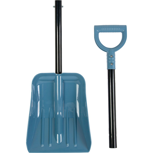 Collapsible Snow Shovel, Polypropylene Blade, 10" Wide, Straight Handle Chandler Sales