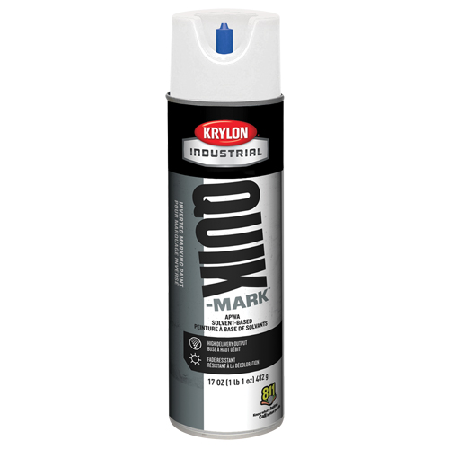 Peinture de marquage industrielle invers&eacute;e &agrave; base de solvant Quik-Mark, 17 oz, Canette a&eacute;rosol Chandler Sales